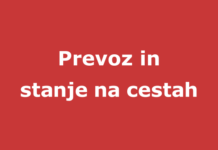 Prevoz in stanje na cestah