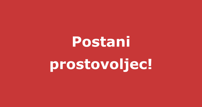 Postani prostovoljec!